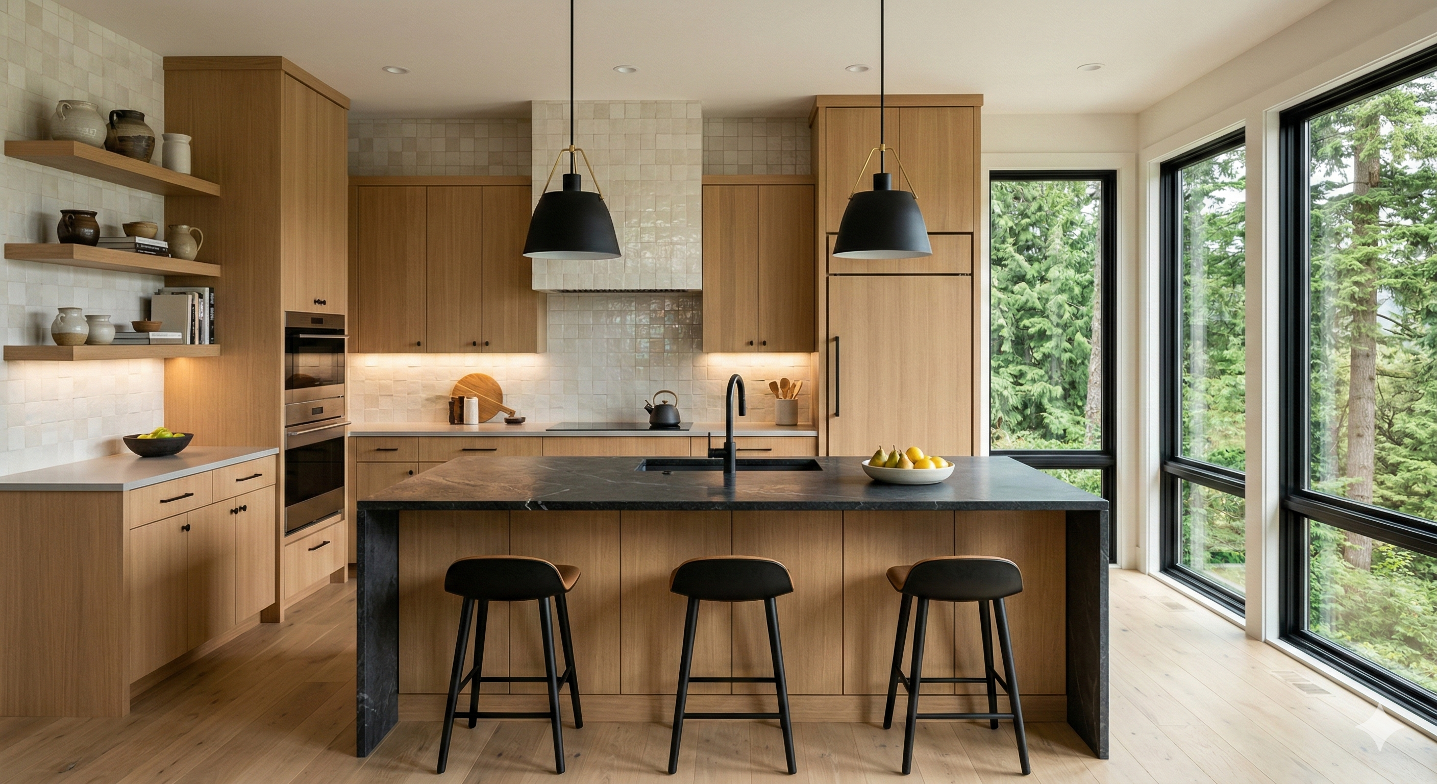 Modern coastal kitchen remodel
